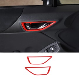 car-king888 Car Accessories Door Handle Frame Trim ABS Red For Toyot-a 86/Subaru BRZ 2022-23