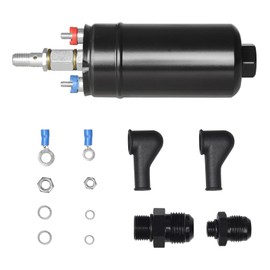 VehiMata External Inline Fuel Pump Electric 300LPH High Flow 12V EFI System Universal
