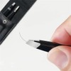 4 Tweezers Set Stainless Steel Professional Tweezers for Eyebrows, Facial