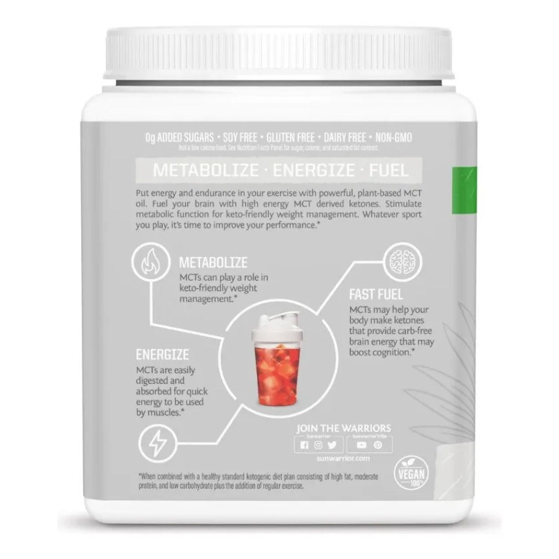 Sunwarrior Sport Active Mct Oil A Base De Plantas 360g