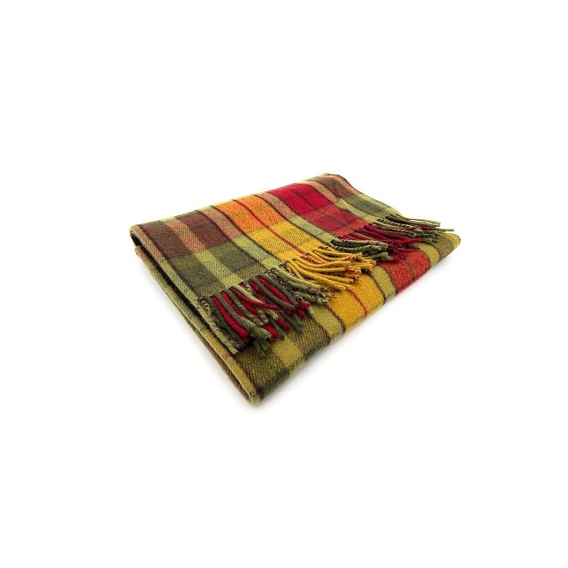 Tartan Knee Travel Rug Blanket Wool (Buchanan Autumn)