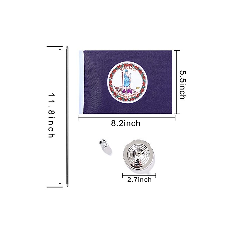 American State Table Flag (Virginia)