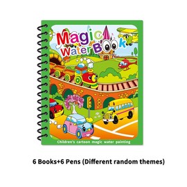 Reusable Underwater World Magic Water Book - Colorful Magic Pen Educational Drawing Toy - Ideal Christmas & Easter Gift for Youngsters, Youngsters' Gift|Imaginative Play|Durable Toy:_6 pcs