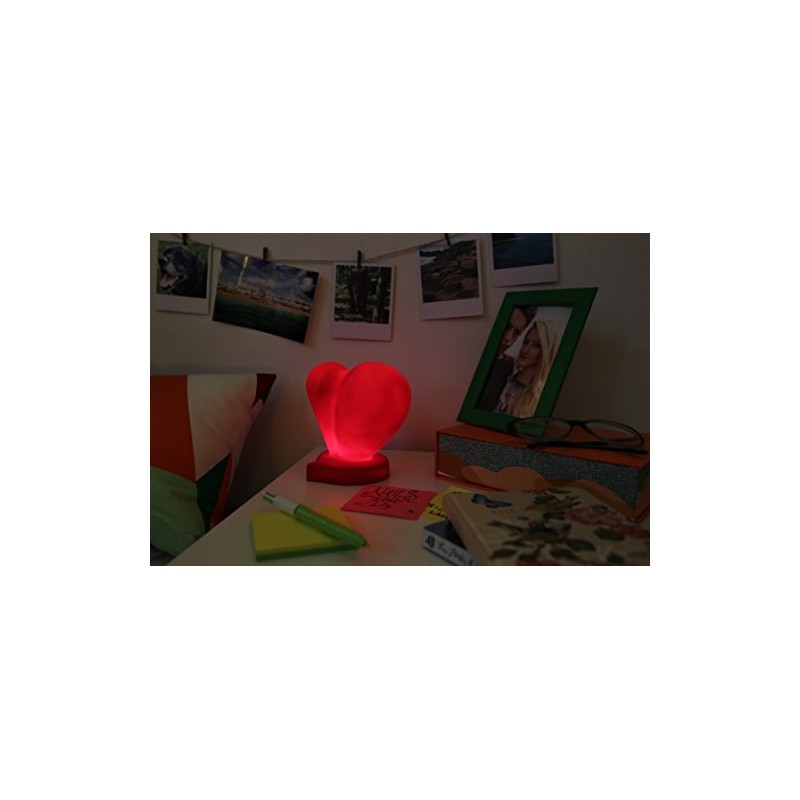 Spearmark Emoticon Sweet Heart Illumi-Mate Colour Changing Light, RED