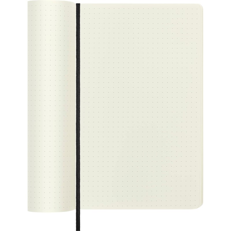Moleskine Classic Dotted Paper Notebook, Soft Cover and Elastic Closure