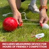 TELURY Bocce Ball Set 100mm Regulation Size and Weight for