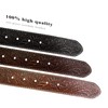 Genuine Full Grain Western Floral Engraved Tooled Leather Belt Strap