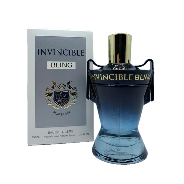 Invincible Bling Men's Cologne 3.4 Fl. Oz. Eau de Toilette