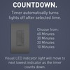 Legrand Radiant RT2BK Digital Countdown Timer with Locator Light and