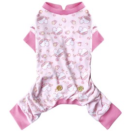 KYEESE Dog Pajama for Medium Dogs Unicorn Soft Material Stretchable Dog Pajamas Onesie for Fall Winter
