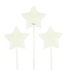 White Stars Lollipops, Handcrafted in USA, 24 Pieces, 1.5 lbs