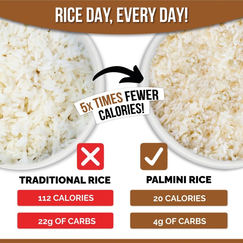 Palmini Rice | Low-Carb, Low-Calorie Hearts of Palm Rice |
