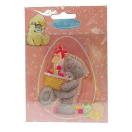 Me to You Easter Tatty Teddy with a Basket Full of Eggs Clear Stamp,