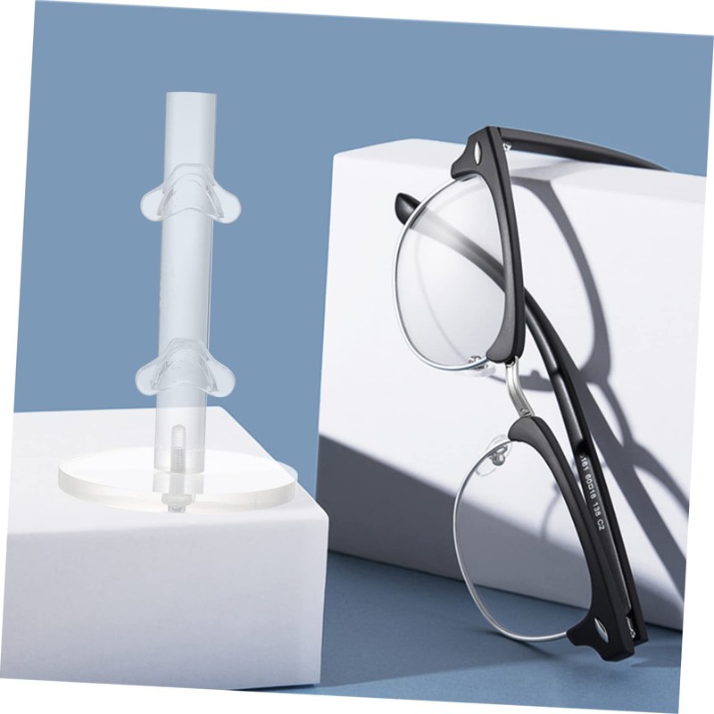 Mobestech Acrylic Glasses Display Shelf 2 Display Stand for Sunglasses
