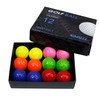 Kofull Golf Balls Colourful Golf Training Balls Pack of 12