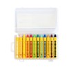 MUNGYO RailPas 12-Color Premium Oil Pastel Set - Ergonomic Triangular