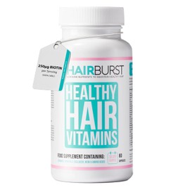 HAIR BURST HAIR BURST Biotin Hair Growth Vitamins with Added Selenium & Zinc - Multi-Vitamin Benefits, Enhanced with 23 Vitamins & Minerals to Support Overall Health - 30 Day Supply
