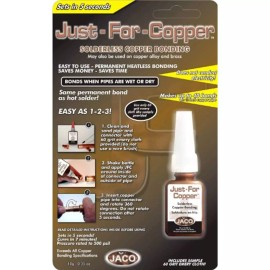 Jaco Enterprises Jackson Industries JFC010 0.35 Ounce Just For Copper Solderless Copper Bonding
