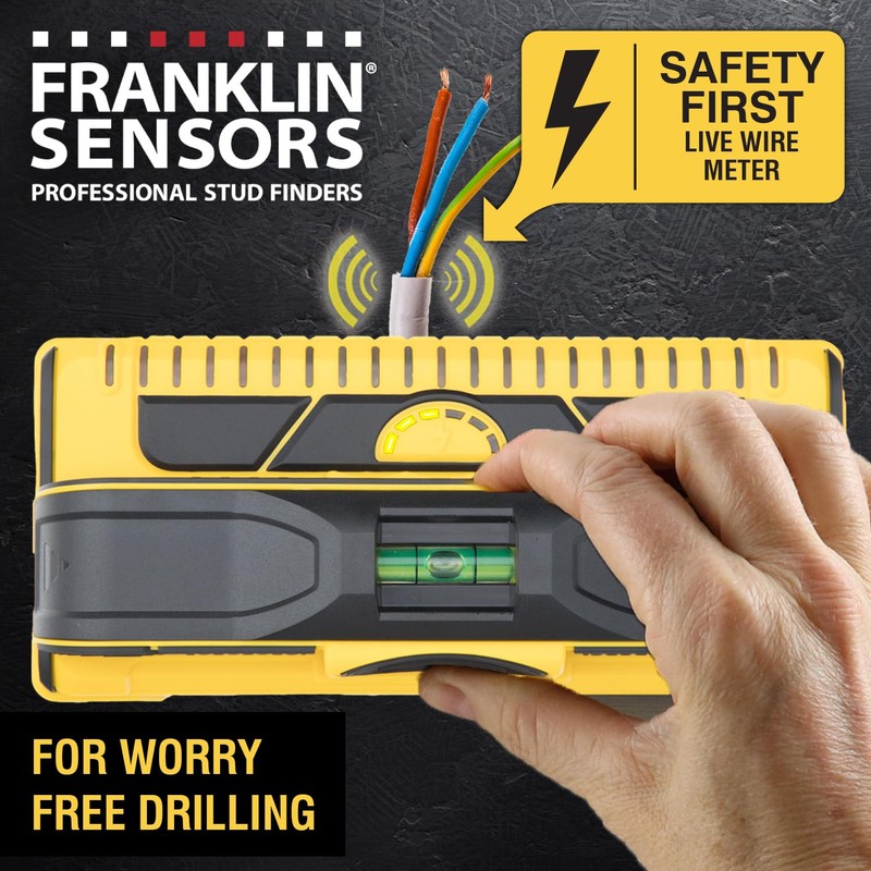 Franklin Sensors Prosensor M210 Stud Finder With 13-Sensors, Wood &