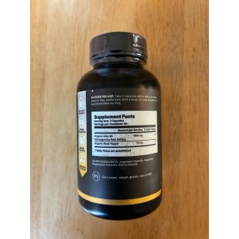 BLife Organic Ashwagandha Supplement KSM-66 Stress & Mood 60ct Platinum Series