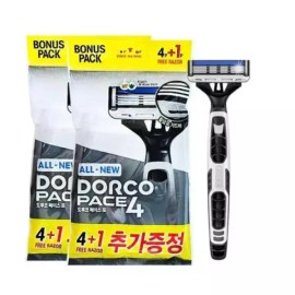 Face For 여행용면도기 페이스 포 4 휴대용 일회용 면도기 4p+1p입 2개 Travel Shaving Razor Face For 4 Portable Disposable Razor 4+1 Packs of 2 [Unit price]