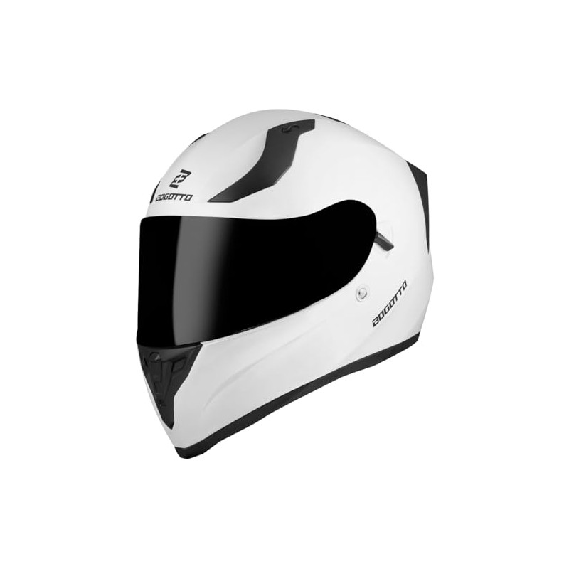 Bogotto H128 Solid Helmet, White, L