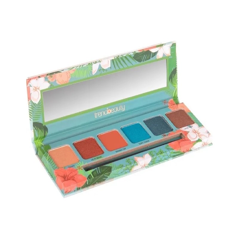 Trend Beauty Tropicaly Vibes Volumen 2 Paleta De Sombras Tropical