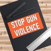 Stop Gun Violence Bumper Sticker - Enough! Time for Real