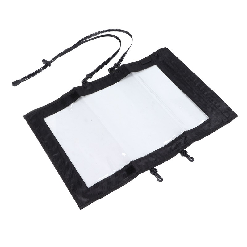 Transparent Map Storage Bag Waterproof Folding Storage Pouch for Outdoor