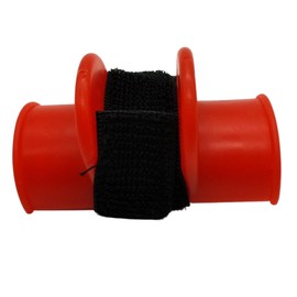 AZ-FRONT Boat Rod Holder Fishing Rod Fastener with Velcro Strap Saltwater Fishing Boat Fishing Rod Holder (Orange(U-Shaped Bottom and Luminous)