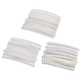Harrisen 1500 Pieces 0603 0805 1206 SMD Resistance Kit 620R-12K 5% 25Values 20Each Resistor Compatible Arduino DIY Resistance Probe Kit