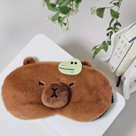Capybara 카피바라 아이패치 쿨링 찜질 캐릭터 수면 안대 Capybara Eye Patch Cooling Eye Mask Character Sleep Mask [Capybara]