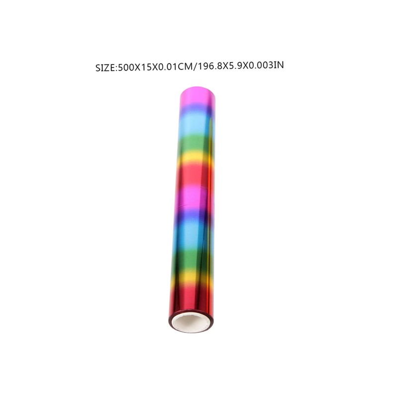 Tofficu DIY Heat Transfer 2 Rolls of Glimmer Aluminum Foil