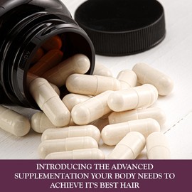 MEGI Wellness Advanced Hair Growth Supplement | Powered by AnaGain, Biotin, Zinc & Selenium | High Strength Hair Vitamin Complex for Women & Men