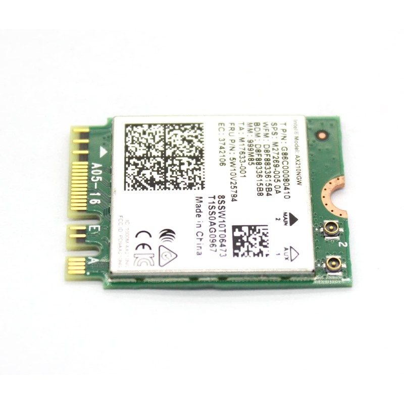 DIGISHUO WiFi 6E Card AX210 Bluetooth 5.2 Tri-Band 5400Mbps Wireless