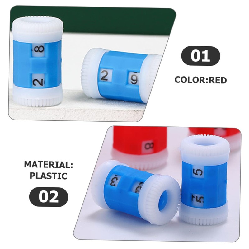 Operitacx Simplify Your Knitting Project 20Pcs Plastic Stitch Counter Row