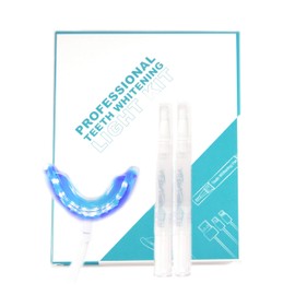 Deluxe Teeth Whitening Kit with Multiple Percentages of Carbamide Peroxide Tooth whitening Gel Made in USA (2 Carb Pens Iled, 44% Whitening Gel)
