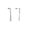 Agalea | Aretes largos de Plata ley .925 y Perla