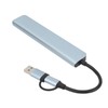 8 In 1 USB C Hub Aluminium Alloy with 1