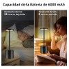 Soohua Lámpara De Buró Escritorio Mesa Led Luz Noche Regulable