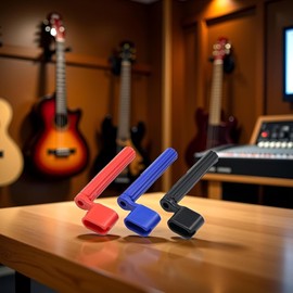 3Pcs Guitar String Winder Tool Set, Bridge Pin Puller for Acoustic Electric Guitar Bass Ukulele