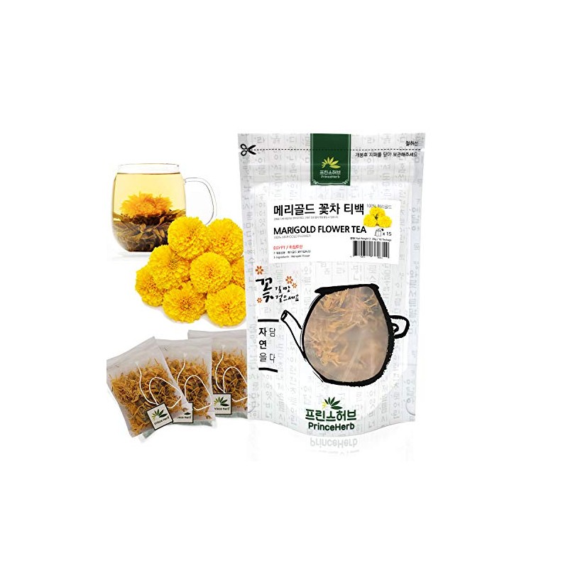 [Medicinal Herb Tea] 100% Natural Marigold Flower Tea 메리골드차 티백