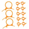 ULTECHNOVO 16Pcs Plastic Orange Peeler Multifunctional Kitchen Gadget for Peeling