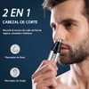 Recortadora de Vello Nasal, 4 en 1 Rasuradora Nariz/Oreja/Cejas/Barba