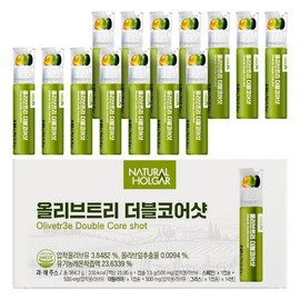 Natural Olga Mediterranean Olive Oil Lemon Double Core Shot Tree Capsule Olle Shot, 1 piece, 14 servings / 네츄럴올가 지중해 올리브오일 레몬 더블코어샷 트리 캡슐 올레샷, 1개, 14회분