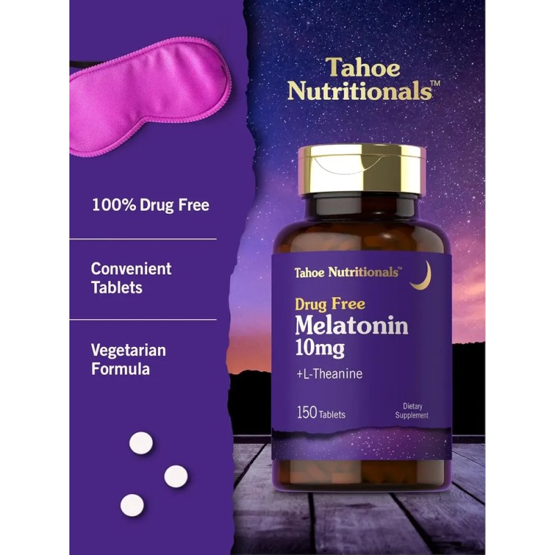 Tahoe Nutritionals Melatonina 12mg 90 Tab Disolución Rapida