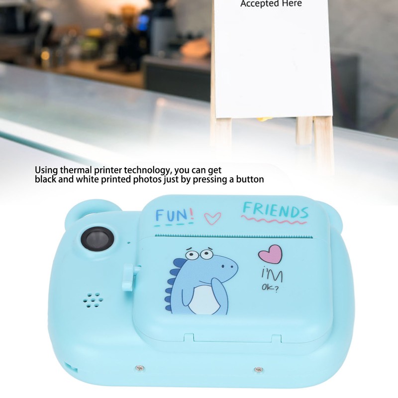 Instant Print Camera 1080p Video Recording Thermal Printing DIY Frames