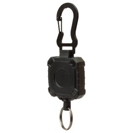 KOYOKOMA Key Reel, Key Reel, Key Chain, Cord Reel, Carabiner, Key Ring, Keys, Outdoors, Up to 23.6 inches (60 cm), Stretchable, Compact, Lightweight