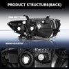 Aosky Halogen Type Headlight Assembly Set Replacement for 2008-2010 Toyota