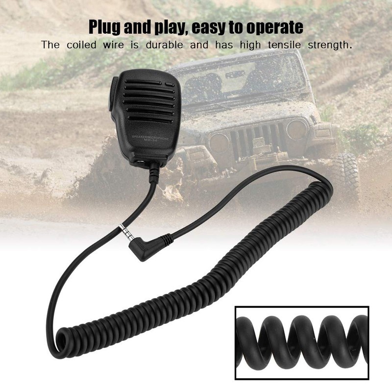 PUSOKEI Shoulder Microphone for 2-Way Wireless Speaker for Vertex VX-1R,